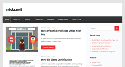 Desktop Screenshot of crisia.net